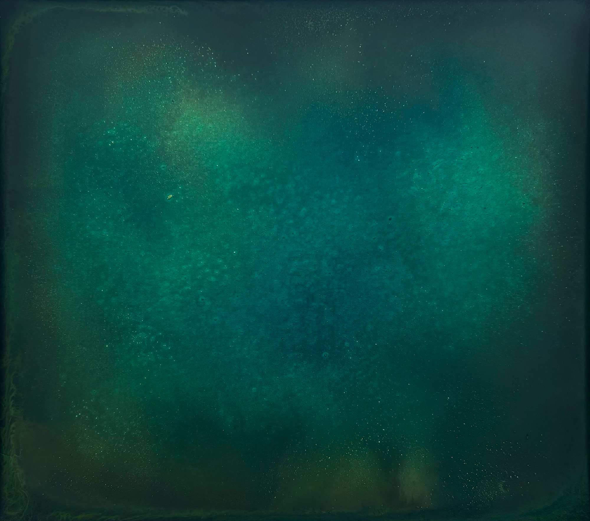 Untitled No.18, 2025 / contemporary abstract painting with mineral pigments on washi