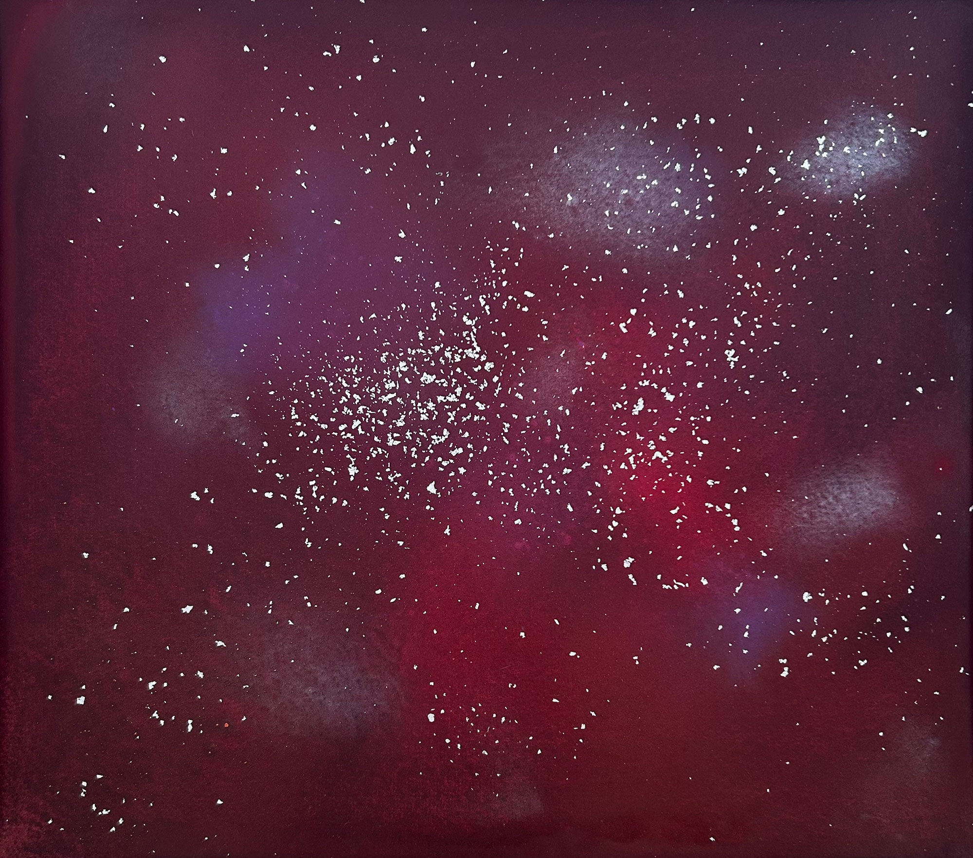 Untitled No.21, 2025 / contemporary abstract painting with mineral pigments on washi