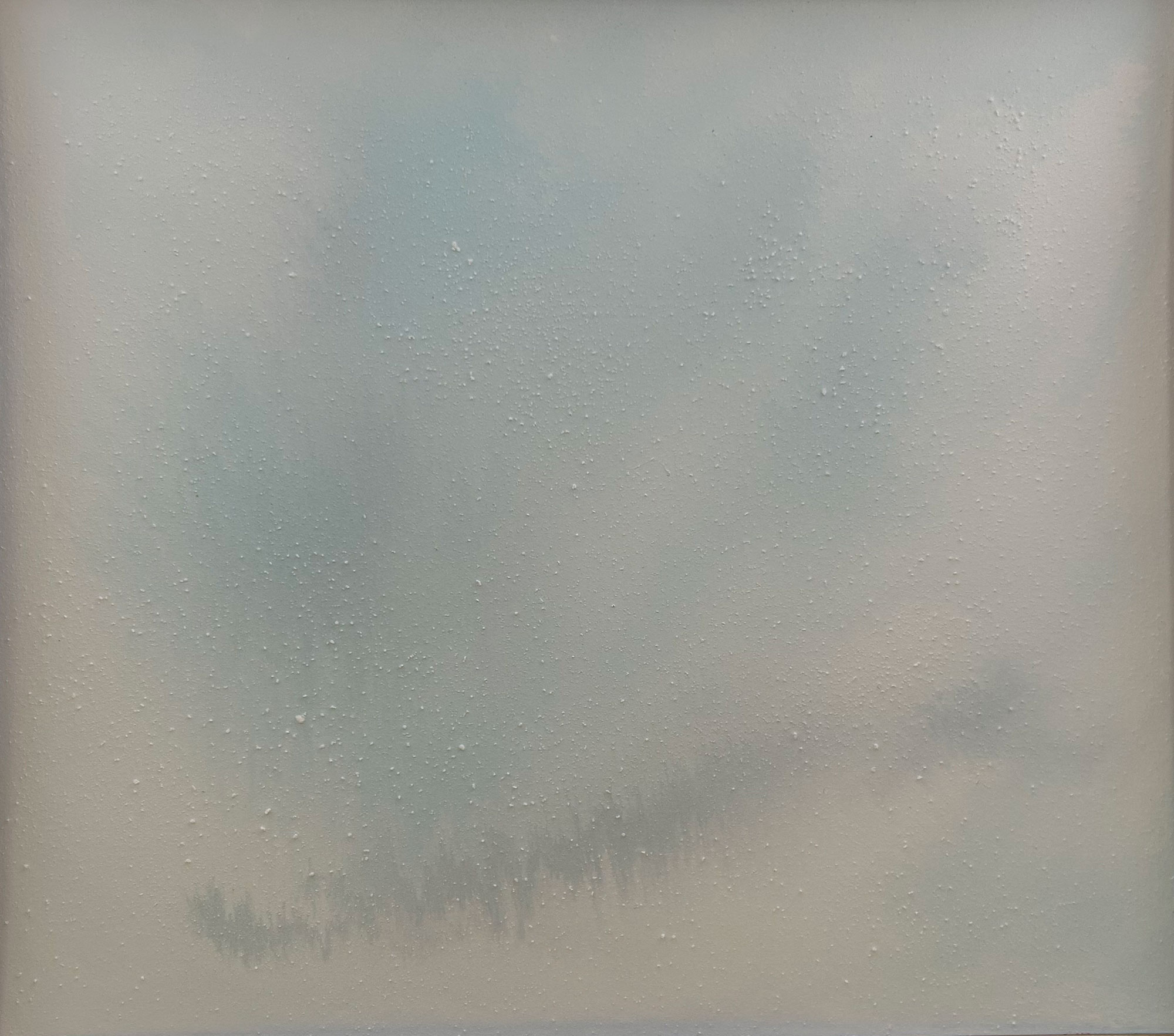 Untitled No.27, 2025 / contemporary abstract painting with mineral pigments on washi