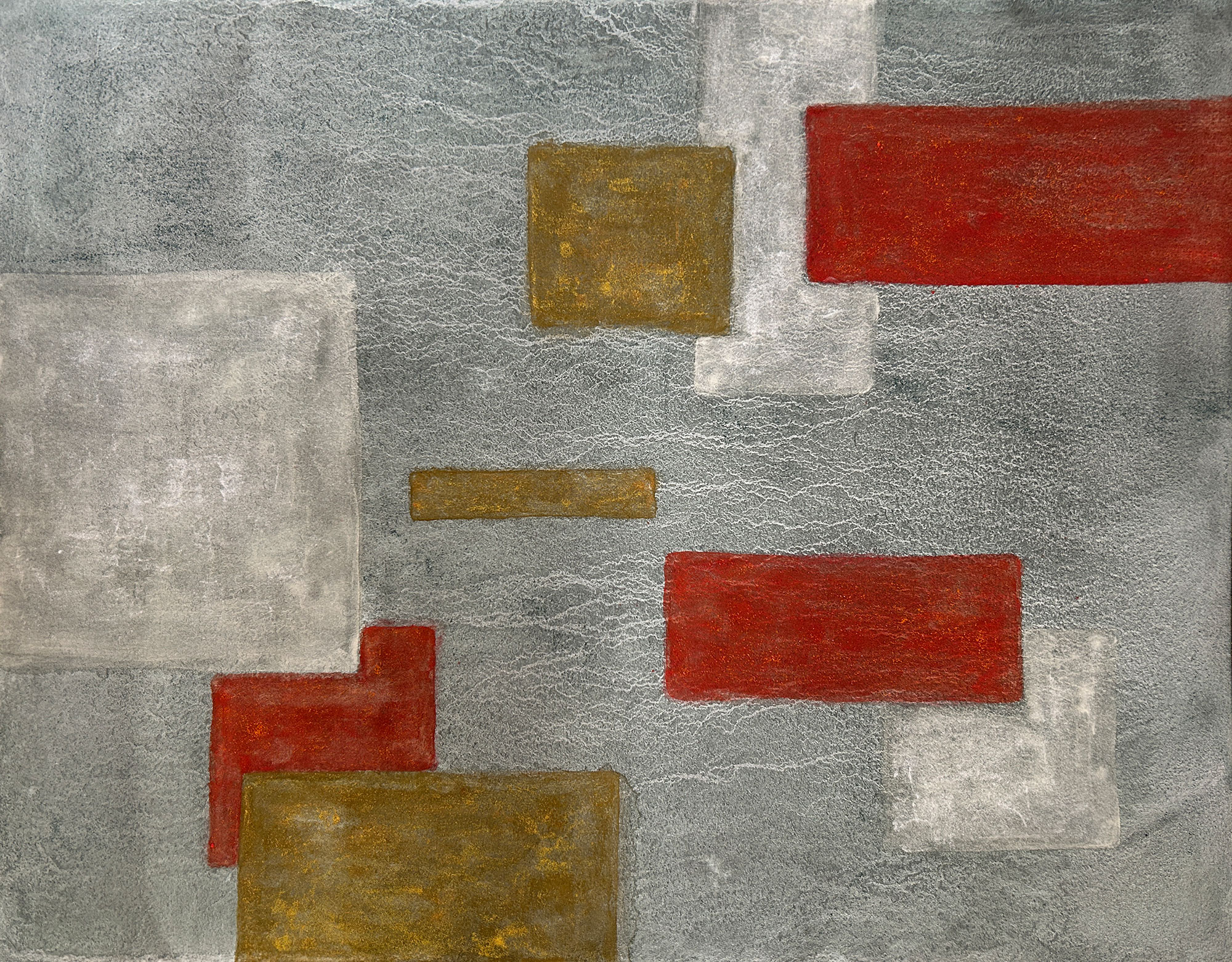 KATACHI #67, 2026 / contemporary abstract painting with mineral pigments on washi