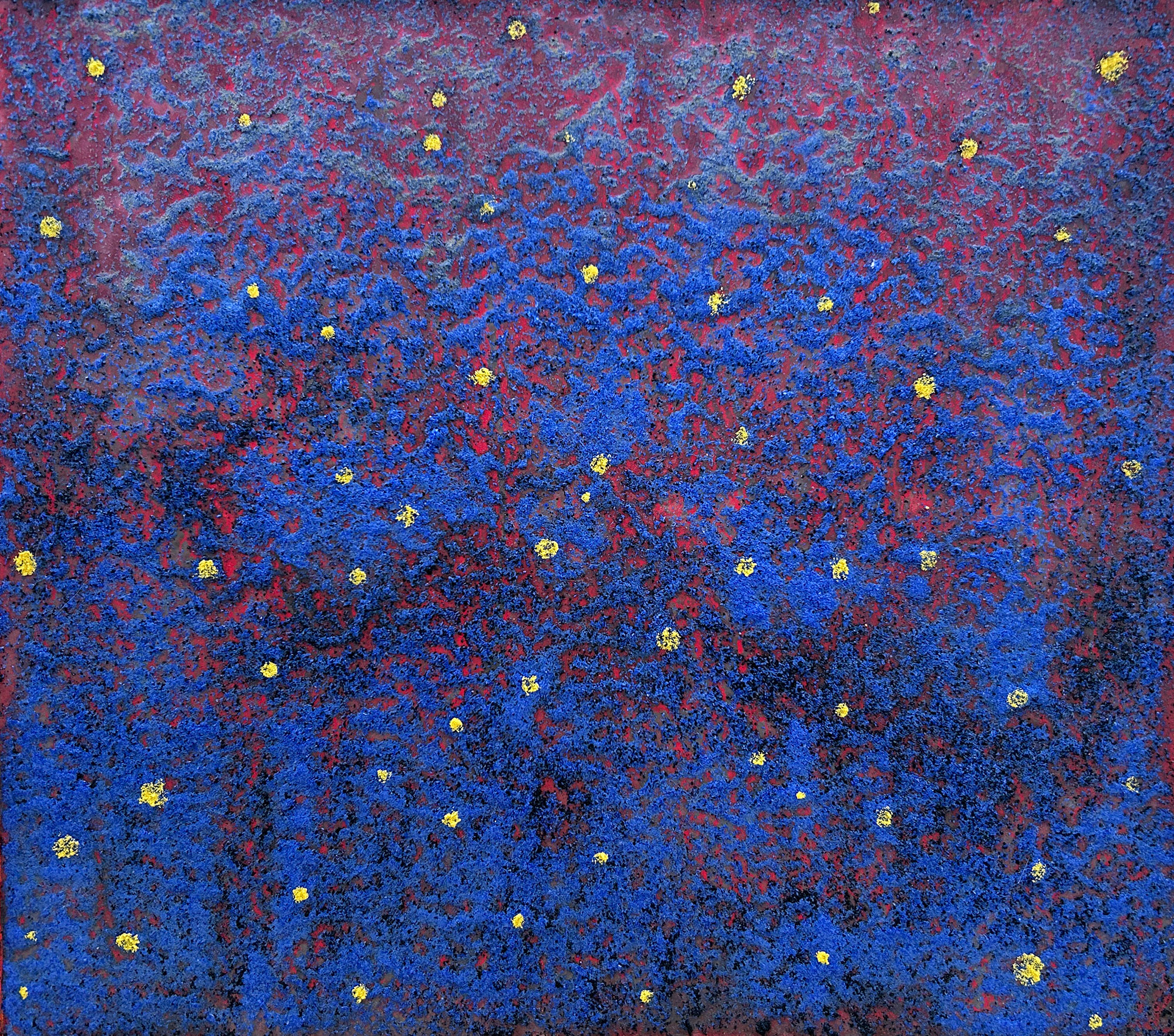 KIOKU #69, 2026 / contemporary abstract painting with mineral pigments on washi