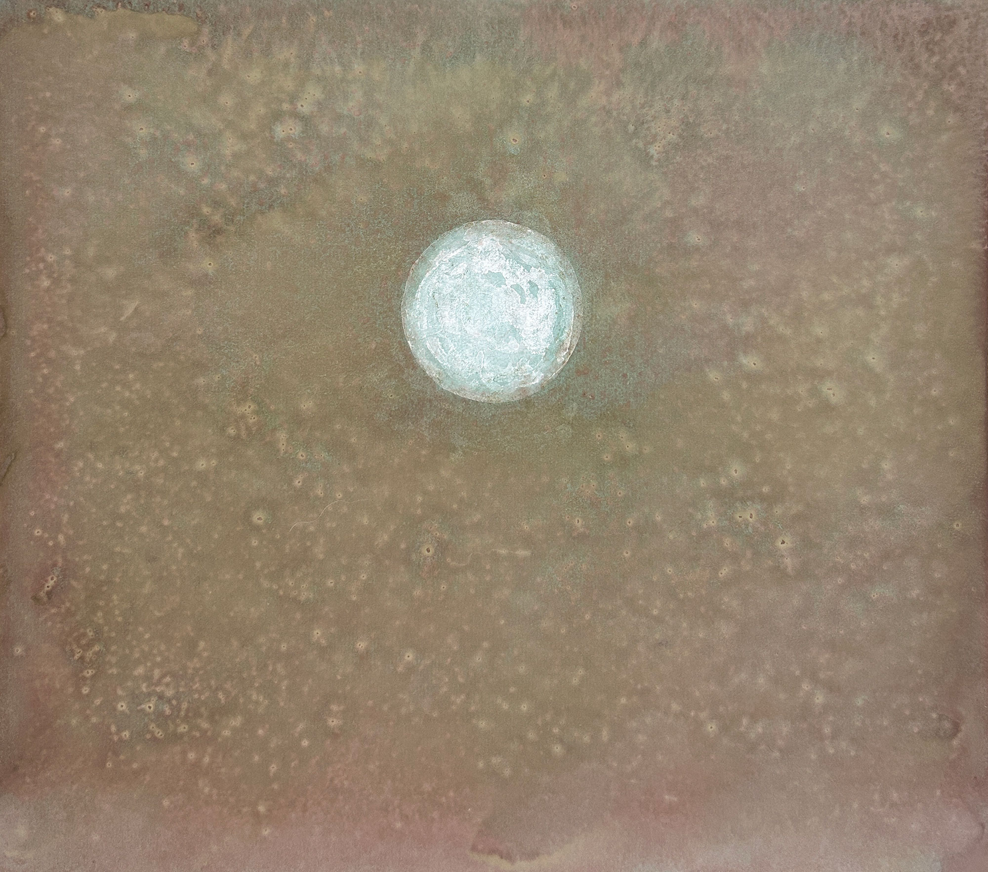 KATACHI #75, 2026 / contemporary abstract painting with mineral pigments on washi