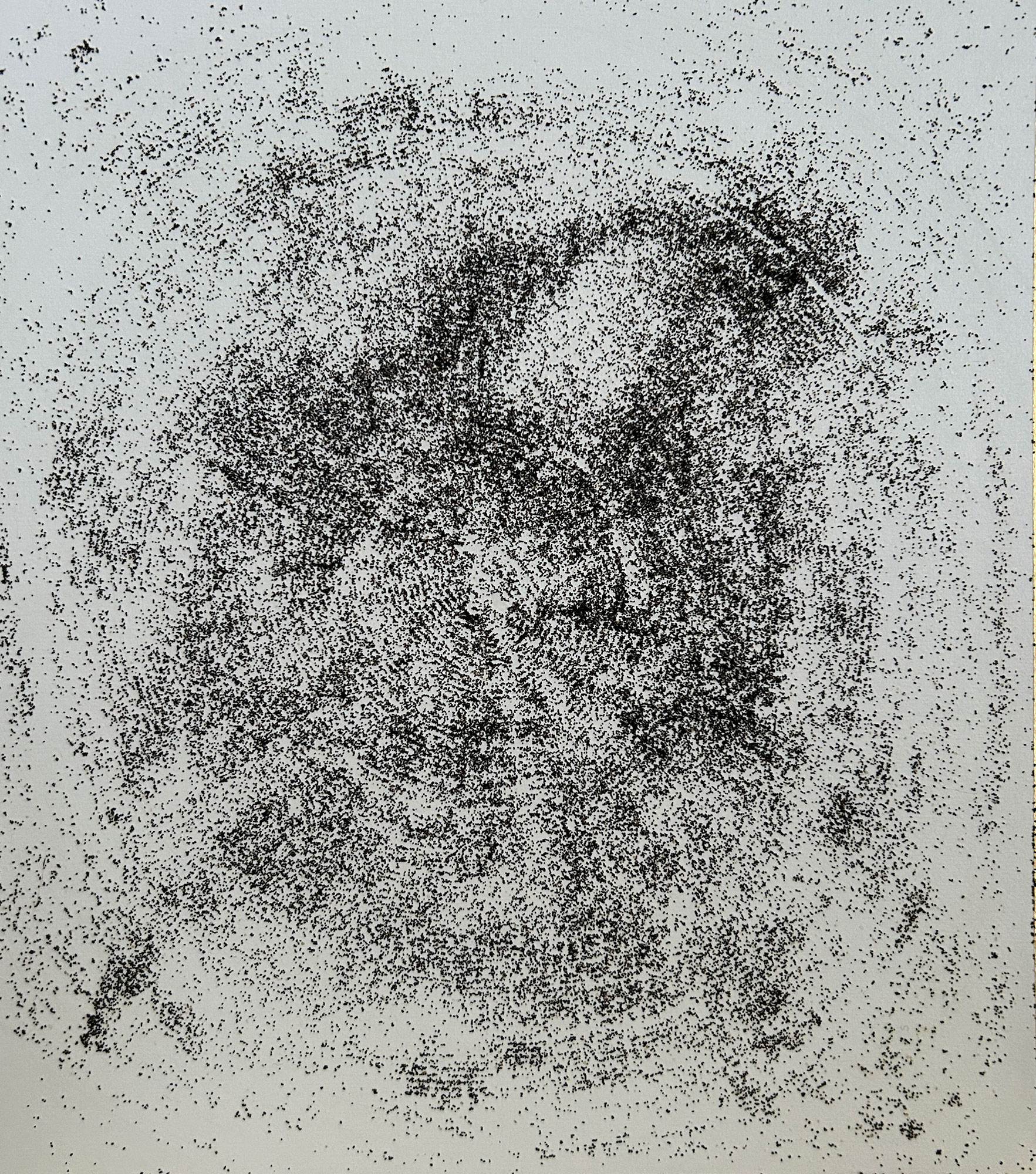 SORA #76, 2026 / contemporary abstract painting with mineral pigments on washi
