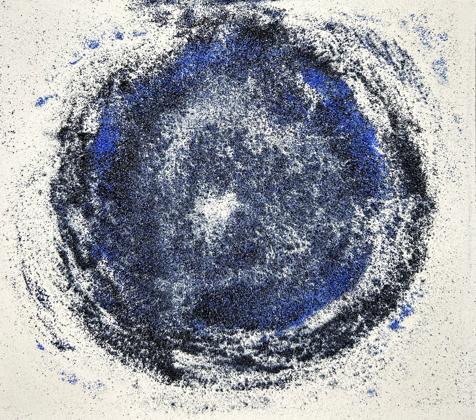 SORA #77, 2026 / contemporary abstract painting with mineral pigments on washi
